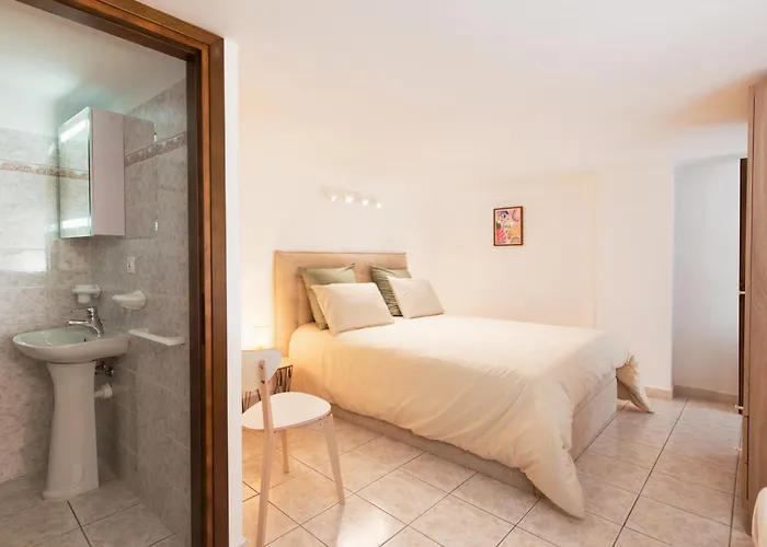 아파트 Oliviers -agreable 2 Pieces Dans Maison Bourgeoise 멍똥